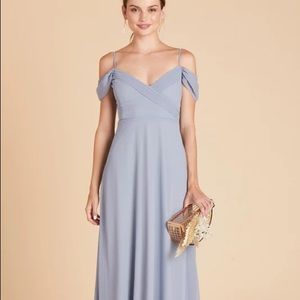 Birdy Grey Spence Convertible Bridesmaid Dress in Dusty Blue